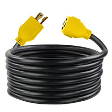 Load image into Gallery viewer, 30 AMP RV Power Cord Generator Transfer Switch 10’ Ft Extension Cable