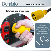 Load image into Gallery viewer, 30 AMP RV Power Cord Generator Transfer Switch 10’ Ft Extension Cable