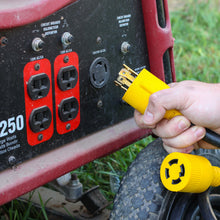 Load image into Gallery viewer, 30 AMP RV Power Cord Generator Transfer Switch 10’ Ft Extension Cable