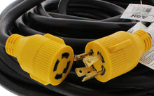 Load image into Gallery viewer, 30 AMP RV Power Cord Generator Transfer Switch 75’ Ft Extension Cable