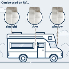 Load image into Gallery viewer, RV Door Window Shade RV Skylight Cover RV Window Insulation, 62x30” In