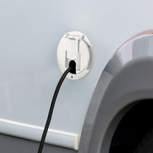 Load image into Gallery viewer, Round Electric Cable Hatch for 30 Amp Camper and RV Cord, White