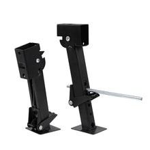 Load image into Gallery viewer, 2pk Telescoping RV Travel Trailer Jack Stabilizer Stands and Jack Rod