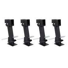 Load image into Gallery viewer, 4pk Telescoping RV Travel Trailer Jack Stabilizer Stands and Jack Rod