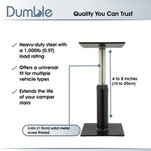 Load image into Gallery viewer, RV Step Stabilizer - 4-8in Camper Adjustable Height Step Stabilizer