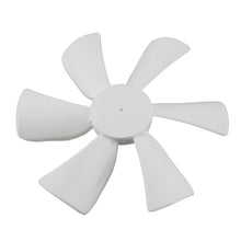 Load image into Gallery viewer, Fan Blades Replacement with Round Bore – 6” Inch White RV Bathroom Fan
