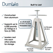 Load image into Gallery viewer, RV Stabilizer Jacks Camper Leveling Blocks for Trailer 4-Pack

