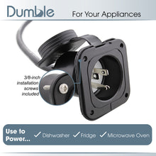 Load image into Gallery viewer, Power Inlet Port Plug 125v AC Port Plug 15 Amp RV Electrical Outlet

