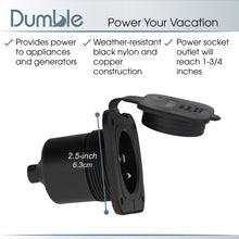 Load image into Gallery viewer, Power Inlet Port Plug 125 125v 2-Pole 3-Wire AC Port Plug 15a Outlet
